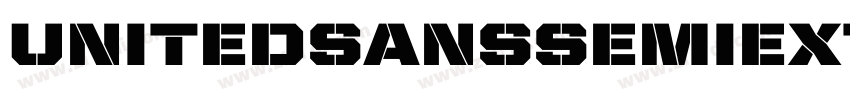 UnitedSansSemiExt Bo字体转换